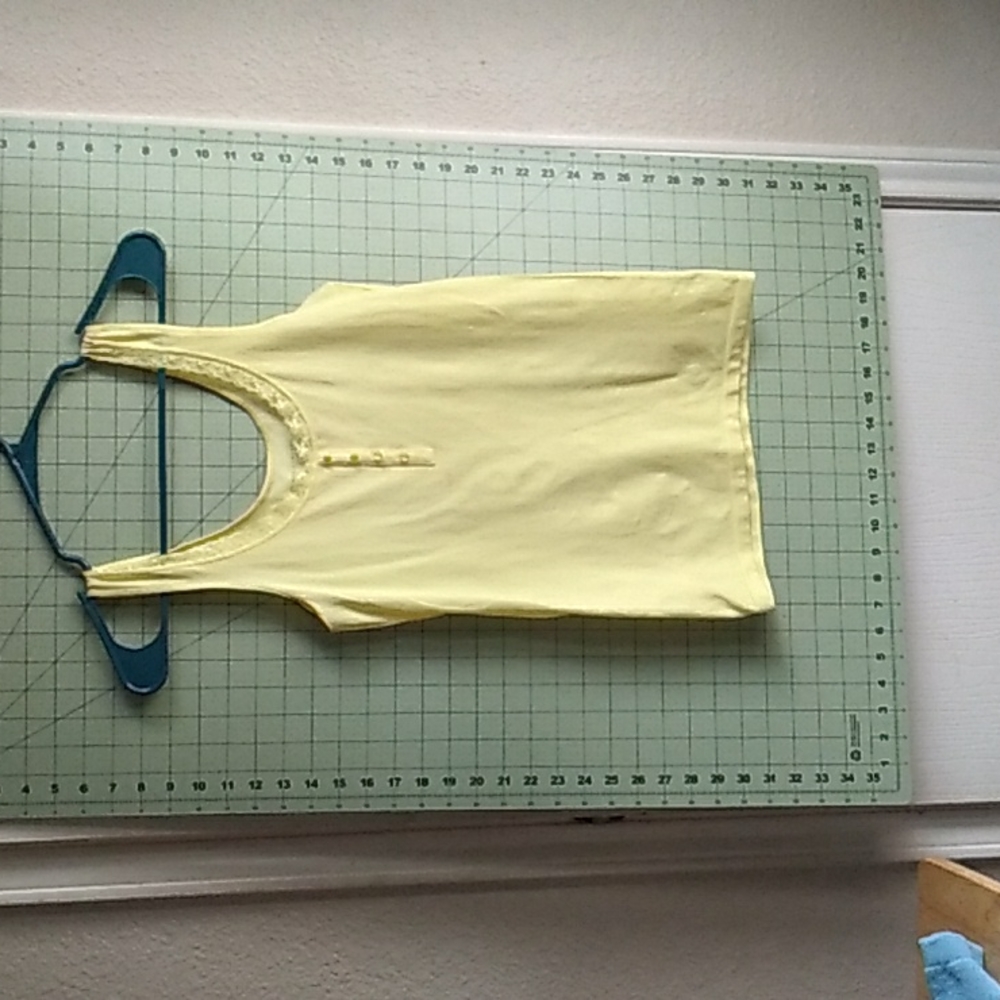 The Limited M yellow tank top